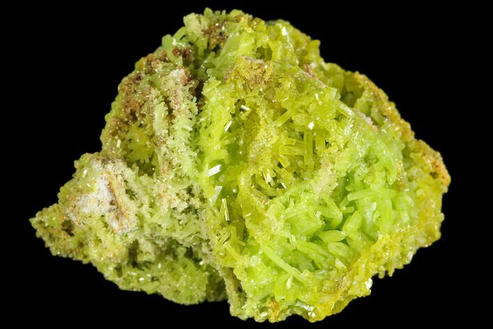Vibrant Green Pyromorphite Crystal Cluster - China #147654